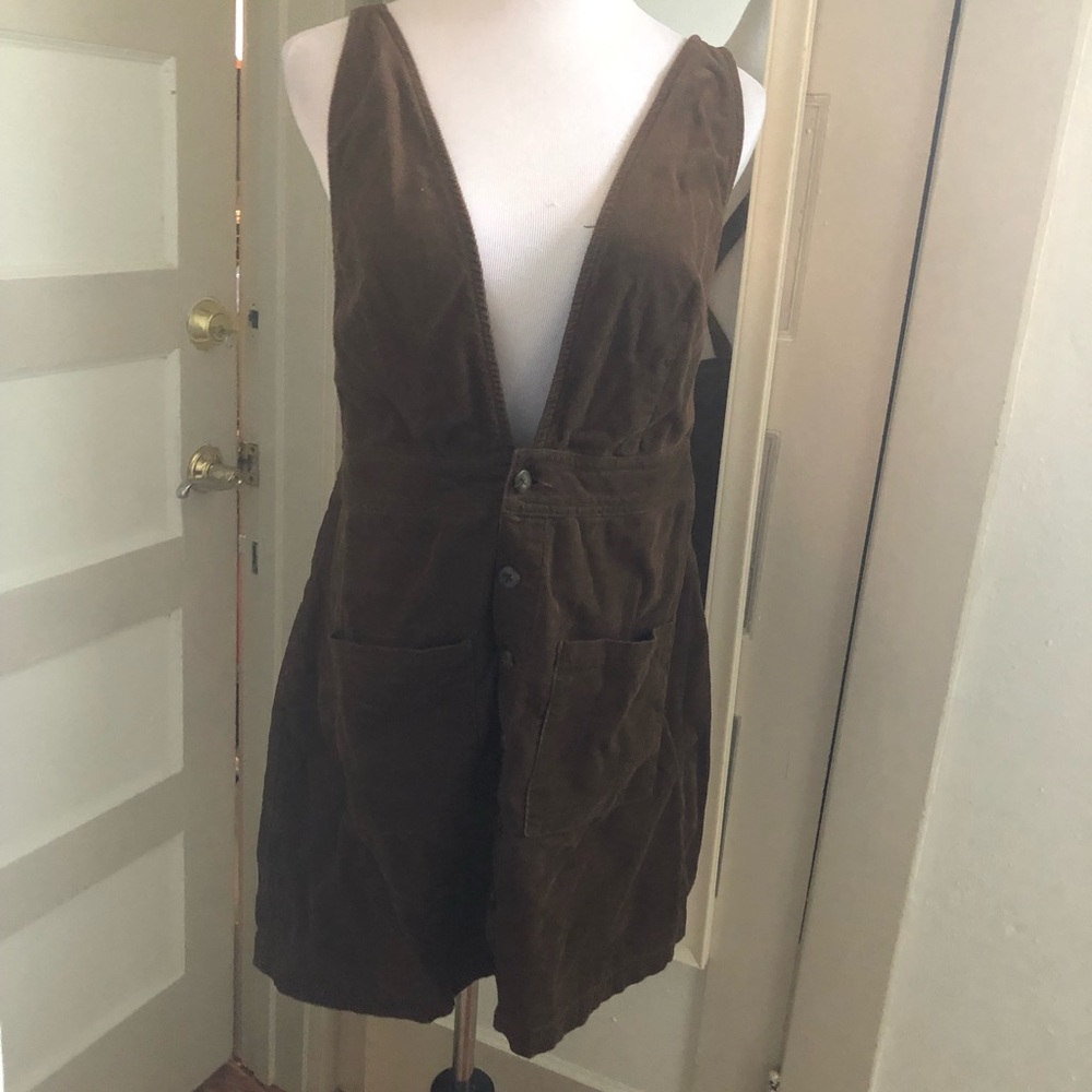 Brown corduroy jumper